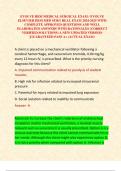 EVOLVE HESI MEDICAL SURGICAL EXAM &sol; EVOLVE ELSEVIER HESI MED SURG REAL EXAM 2024-2025 WITH COMPLETE APPROVED QUESTIONS AND WELL ELABORATED ANSWERS WITH RATIONALES &lpar;CORRECT VERIFIED SOLUTIONS&rpar; A NEW UPDATED VERSION &vert;GUARANTEED PASS A&plus; &lpar;ACTUAL EXAM&rpar;