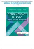 Exam &lpar;elaborations&rpar; Contemporary Nursing Issues&comma; Trends&comma; & Management   Contemporary Nursing - E-Book