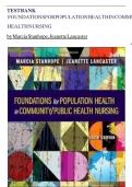 Exam &lpar;elaborations&rpar; FOUNDATIONS FOR POPULATION HEALTH IN COMMUNITY&sol;PUB  Foundations for Population Health in Community&sol;Public Health Nursing - E-Book