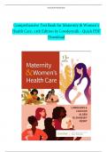 Comprehensive Test Bank for Maternity & Women&rsquo;s Health Care&comma; 13th Edition by Lowdermilk - Quick PDF Download