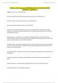 YVR D&sol;A AVOP study aid COMPREHENSIVE QUESTIONS WITH ANSWERS &vert; GRADED A&plus;