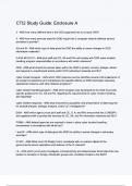 CTI2 Study Guide&lowbar; Enclosure A exam questions with correct answers with complete A&plus;solution 2024&sol;2025