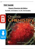 Test Bank for Organic Chemistry&comma; 4th edition by Janice Smith&comma; All Chapters 1 to 29 Covered&comma; Verified Latest Edition