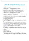 EVOLVE&colon; COMPREHENSIVE EXAM 2