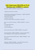 ASIC Final Exam UPDATED ACTUAL  Questions and CORRECT Answers