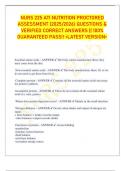 NURS 225 ATI NUTRITION PROCTORED  ASSESSMENT &lpar;2025&sol;2026&rpar; QUESTIONS &  VERIFIED CORRECT ANSWERS &vert;&vert; 100&percnt;  GUARANTEED PASS&excl;&excl; <LATEST VERSION> 