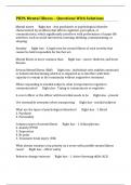 PRPA Mental Illness &ndash; Questions With Solutions