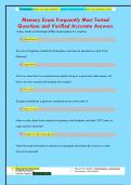 Memory Exam Frequently Most Tested  Questions and Verified Accurate Answers
