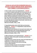 NURS 611 ADVANCED PATHOPHYSIOLOGY EXAM 1 LATEST UPDATE WITH  QUESTIONS AND CORRECT ANSWERS RATED A&plus;