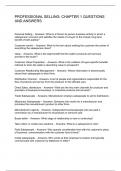 PROFESSIONAL SELLING&colon; CHAPTER 1 Q& A 2024&sol;2025