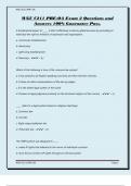 WGU C211 PRE-OA Exam 2 Questions and Answers 100&percnt; Guarantee Pass&period;