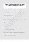 Guidewire Associate Analyst Exam Questions with Actual answers