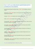 TEST 1 ATI AND FON EXAM QUESTIONS WITH COMPLETE SOLUTIONS&period;