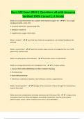Nurs 122 Exam 2024 &vert; Questions all with Answers Verified 100&percnt; Correct &vert; A Grade