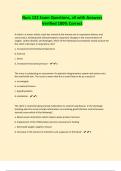 Nurs 122 Exam Questions&comma; all with Answers Verified 100&percnt; Correct