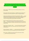Nurs 122 Exam Revision&sol;Practice Questions&comma; all with Answers Verified 100&percnt; Correct to Guarantee A Grade