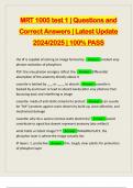 MASTER RESILIENCE TRAINING- MRT BUNDLED EXAMS&colon;&colon;&colon;&colon;&colon; Q&A LATEST UPDATE 2024&sol;2025