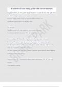 GUIDEWIRE EXAM  PACK WITH CORRECT ANSWERS