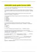 CON1100V study guide Correct 100&percnt;
