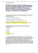 NR 605 Final Exam Diagnosis & Management in Psychiatric-Mental Health across the Lifespan &lpar;Latest Update 2024 &sol; 2025&rpar;&colon; I Practicum &vert; Weeks 5 - 8 Covered &vert; Questions and Verified Answers &vert; 100&percnt; Correct - Chamberlain