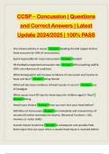 CCSP PACKAGE DEAL EXAMS&colon;&colon;&colon;&colon; Q&A LATEST UPDATE 2024&sol;2025