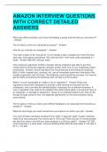 AMAZON INTERVIEW QUESTIONS WITH CORRECT DETAILED ANSWERS 