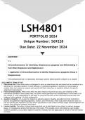LSH4801 October November Portfolio &lpar;ANSWERS&rpar; Semester 2 2024