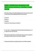 IASSC LSSGB Exam Questions with 100&percnt; Correct Answers &vert; Verified &vert; Latest Update