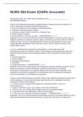 NURS 354 EXAM BUNDLE