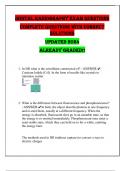 Digital Radiography Exam Questions  Complete Questions with Correct  Solutions  Updated 2024  Already Graded&excl;&excl; 