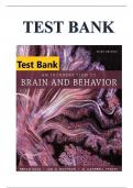 Test Bank for an Introduction to Brain and Behavior 6th Edition Bryan Kolb