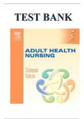 Christensen & Kockrow Adult Health Nursing&comma; 5th Edition Test BankAdult Health Nursing 5th Edition Test Bank by Barbara Christensen&comma; Elaine Kockrow ISBN-9780323042369