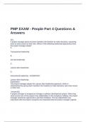 PMP EXAM - People Part 4 Questions & Answers