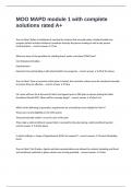 MOO MAPD module 1 with complete solutions rated A&plus;