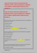 NURS 7470 EXAM 3 PRACTICE QUESTIONS AND ANSWERS LATEST UPDATE 2024&sol;2025&comma;ALL ANSWERS GRADED A&plus;