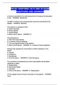 PN105 CHAPTERS 18&semi;19 AND 20 EXAM QUESTIONS AND ANSWERS