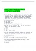 MRI EXAM QUESTIONS WITH COMPLETE ANSWERS&period;