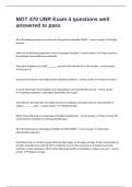 MGT 470 UNR Exam 4 questions well answered to pass
