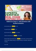 NURS 6111 Exam 1&sol; 100 Questions with Verified Solutions&period;