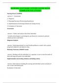 NURSING 216 EXAM 1 STUDY GUIDE WITH COMPLETE SOLUTION&excl;&excl;