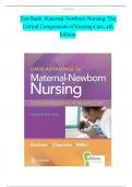 Test Bank&colon; Maternal-Newborn Nursing&colon; The Critical Components of Nursing Care&comma; 4th Edition&comma; Roberta Durham&comma; Linda Chapman&sol; download pdf now