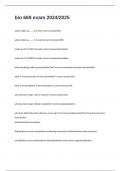 bio 669 exam 2024&sol;2025 with 100&percnt; correct answers