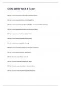 CON 1100V Unit 4 exam 2024 with 100&percnt; correct answers