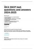 ISC2 SSCP test questions and answers 2024-2025&period;