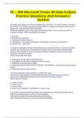PL - 300 Microsoft Power BI Data Analyst Practice Questions And Answers &vert; Verified