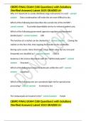 CBSPD FINAL EXAM &lpar;100 Questions&rpar; with Solutions &lpar;Verified Answers&rpar; Latest 2025 GRADED A&plus;