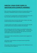 SASB FSA 1 EXAM STUDY GUIDE &lpar;QUESTIONS BASED ON EARTH ACADEMY FSA1 COURSE&comma; SASB PROVIDED PRACTICE QUESTIONS & TEXT BOOK HIGHLIGHTS&rpar;  211 QUESTIONS WITH COMPLETE ANSWERS&excl;&excl;