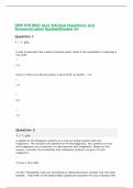 DNP 816 NKU Quiz 2&vert;Actual Questions and Answers&vert;Latest Update&vert;Graded A&plus;