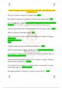 Mosby CT Registry Review Latest Update With 500&plus; Exam Questions with Verified Answers