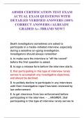 ABMDI CERTIFICATION TEST EXAM  ACTUAL EXAM QUESTIONS WITH  DETAILED VERIFIED ANSWERS &lpar;100&percnt;  CORRECT ANSWERS&rpar; &sol;ALREADY  GRADED A&plus; &sol;&sol;BRAND NEW&excl;&excl;